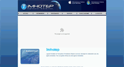 Desktop Screenshot of imhotep.com